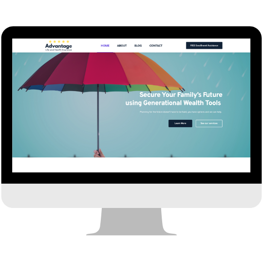 Digital Product Mockup insurance niche website case study semrush DA domain authority results (1)