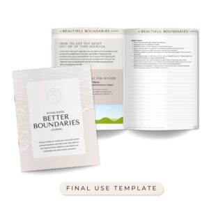 Better Boundaries Journal PLR - Blogger's Lead Magnet Printable