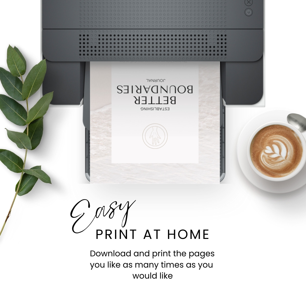 how to print printable journal instructions image