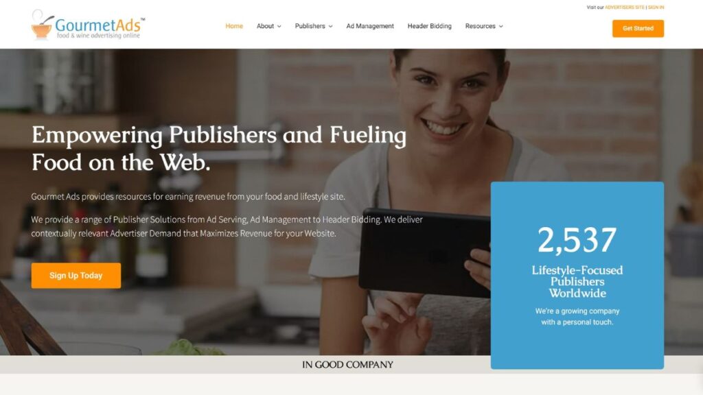 adsense alternative gourmet ads