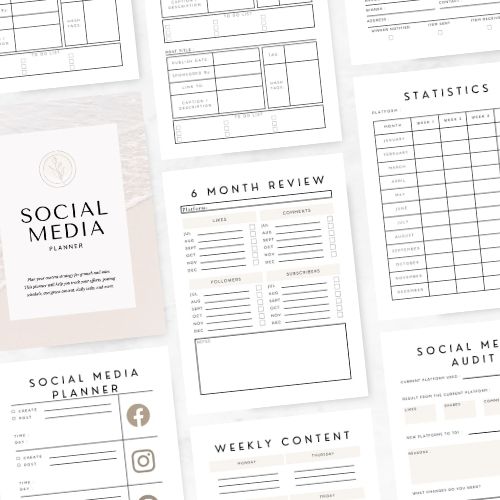 Social Media Planner for Content Creators - DFY Lead Magnet - Image 5