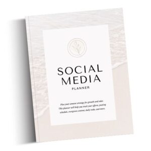 content creators society social media planner printable