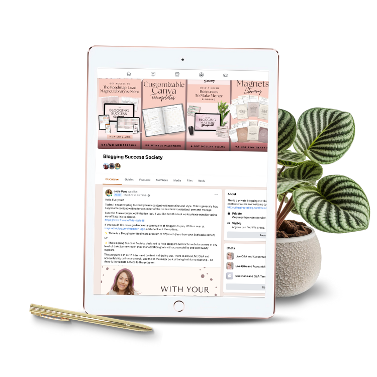 Blogging Community Support Group
