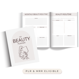 Beauty Journal PLR MRR Digital Product for Resell