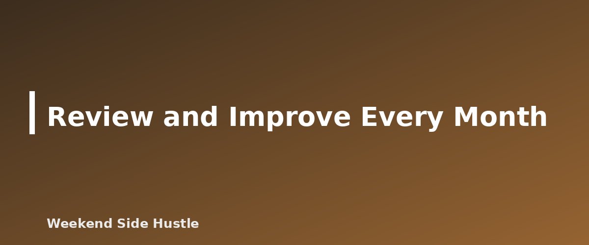 Review and Improve Every Month - illustration for A Safe Approval Workflow for AI Agents That Post for You
