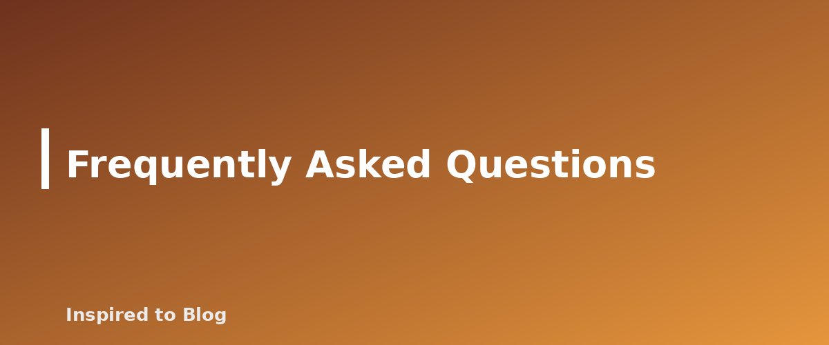 Frequently Asked Questions - banner for AI Tools for Bloggers and Creators: What They Can Do, What They Cannot and How to Use Them