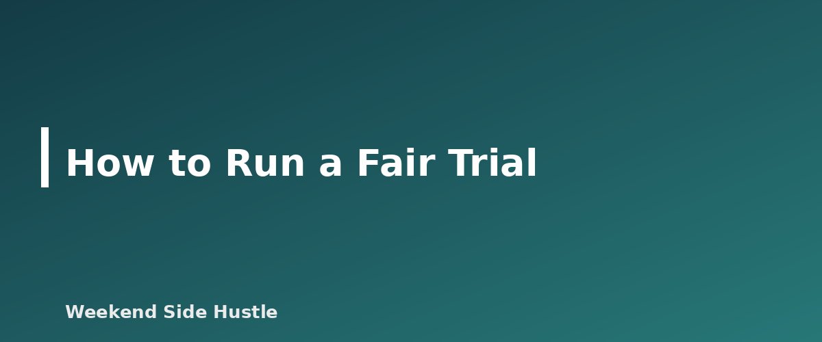 How to Run a Fair Trial - illustration for AI Voice and Video Tools for Creators: What to Compare Before You Pay