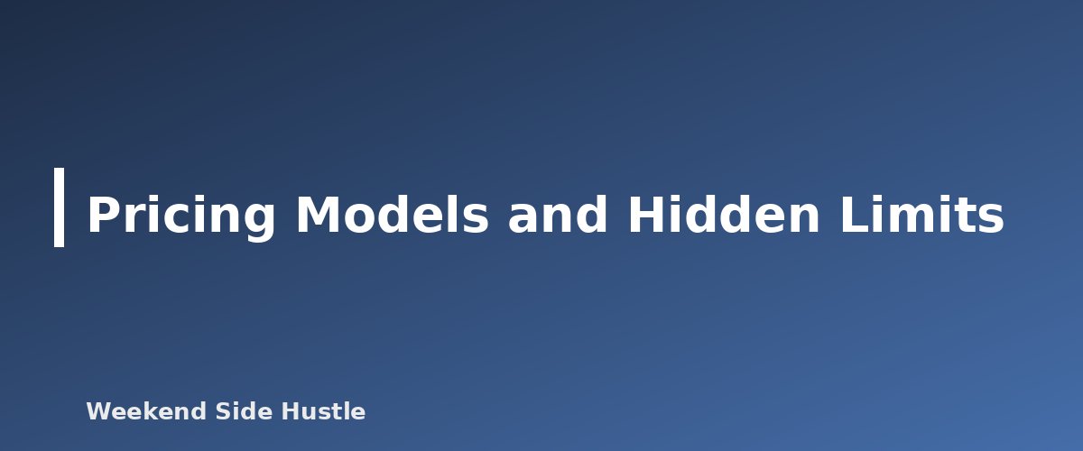 Pricing Models and Hidden Limits - illustration for AI Voice and Video Tools for Creators: What to Compare Before You Pay