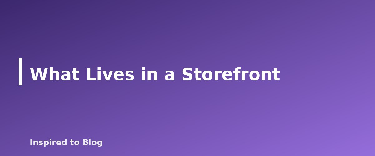 What Lives in a Storefront - banner for Amazon Storefront Setup: Categories, Ideas and Lists