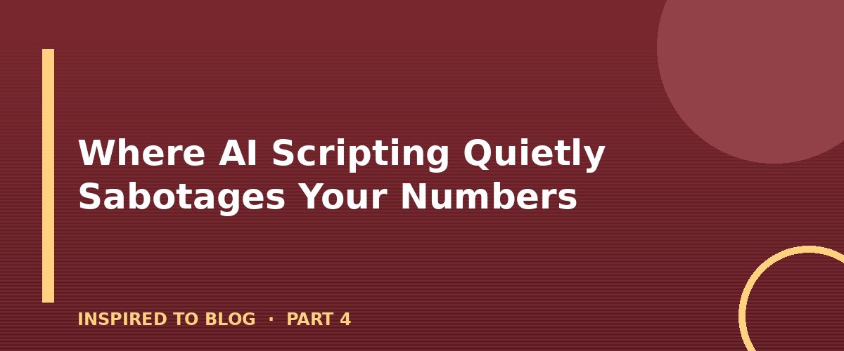 Section banner: Where AI Scripting Quietly Sabotages Your Numbers
