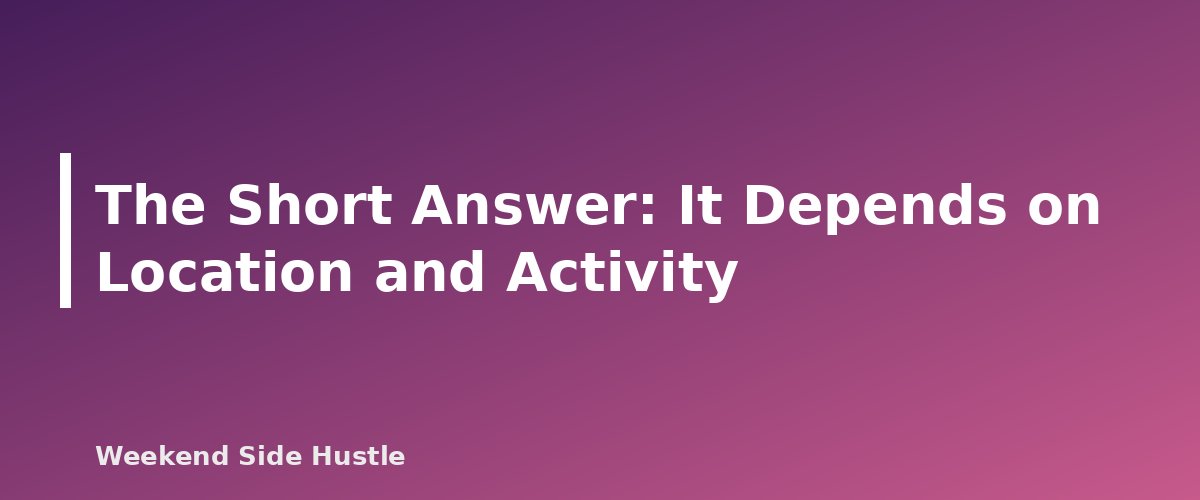 The Short Answer: It Depends on Location and Activity - section banner for Do You Need a Business License for a Side Hustle? Licenses, Permits and Registrations to Check