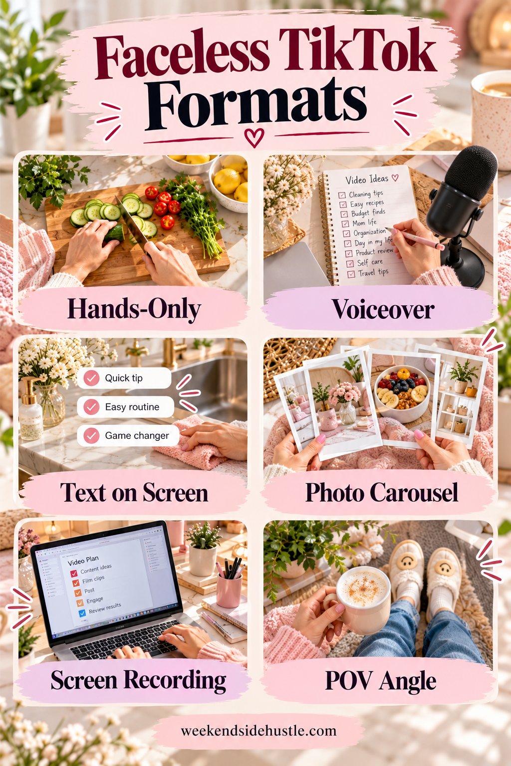 Faceless TikTok formats