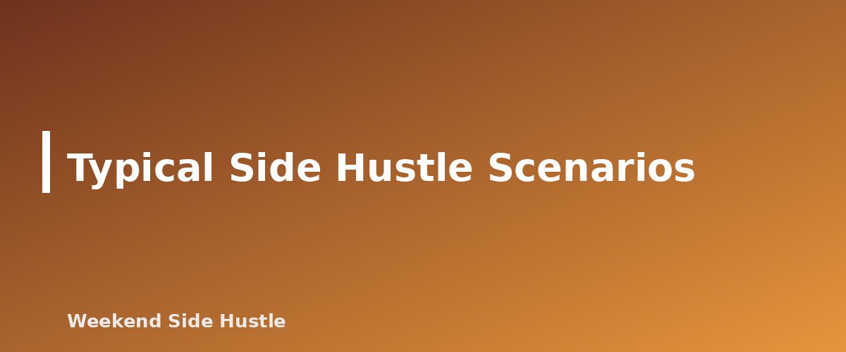Typical Side Hustle Scenarios - section banner for Hiring Help for Your Side Hustle