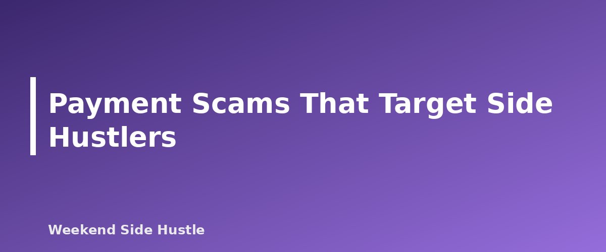 Payment Scams That Target Side Hustlers - section banner for How to Accept Payments for a Side Hustle