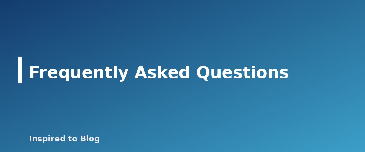 Frequently Asked Questions - illustration for How to Build a Simple Editorial Calendar for Your Blog