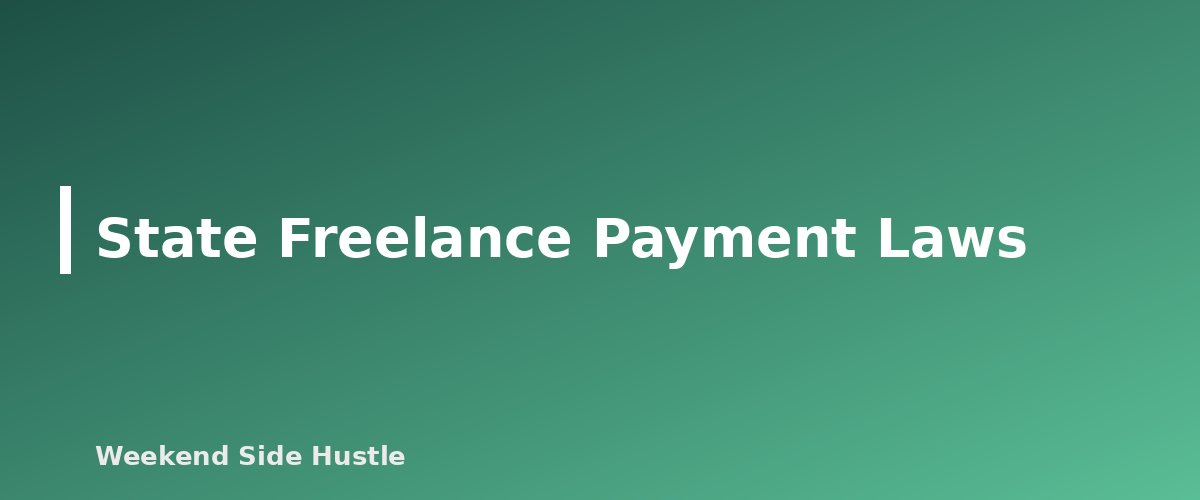 State Freelance Payment Laws - section banner for How to Invoice Clients for Your Side Hustle and Get Paid on Time