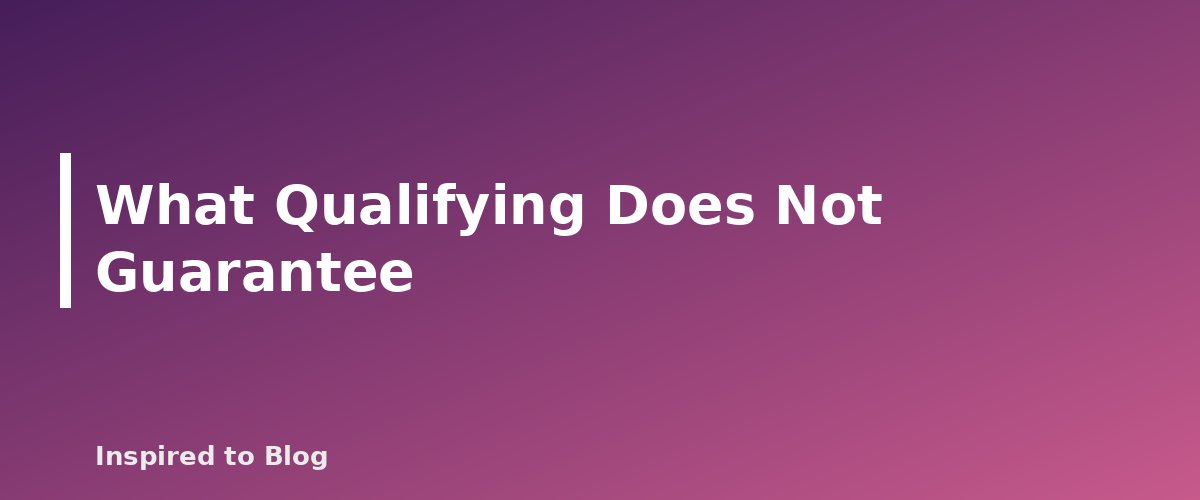 What Qualifying Does Not Guarantee - banner for How to Qualify for Amazon Influencer: Follower and Platform Requirements