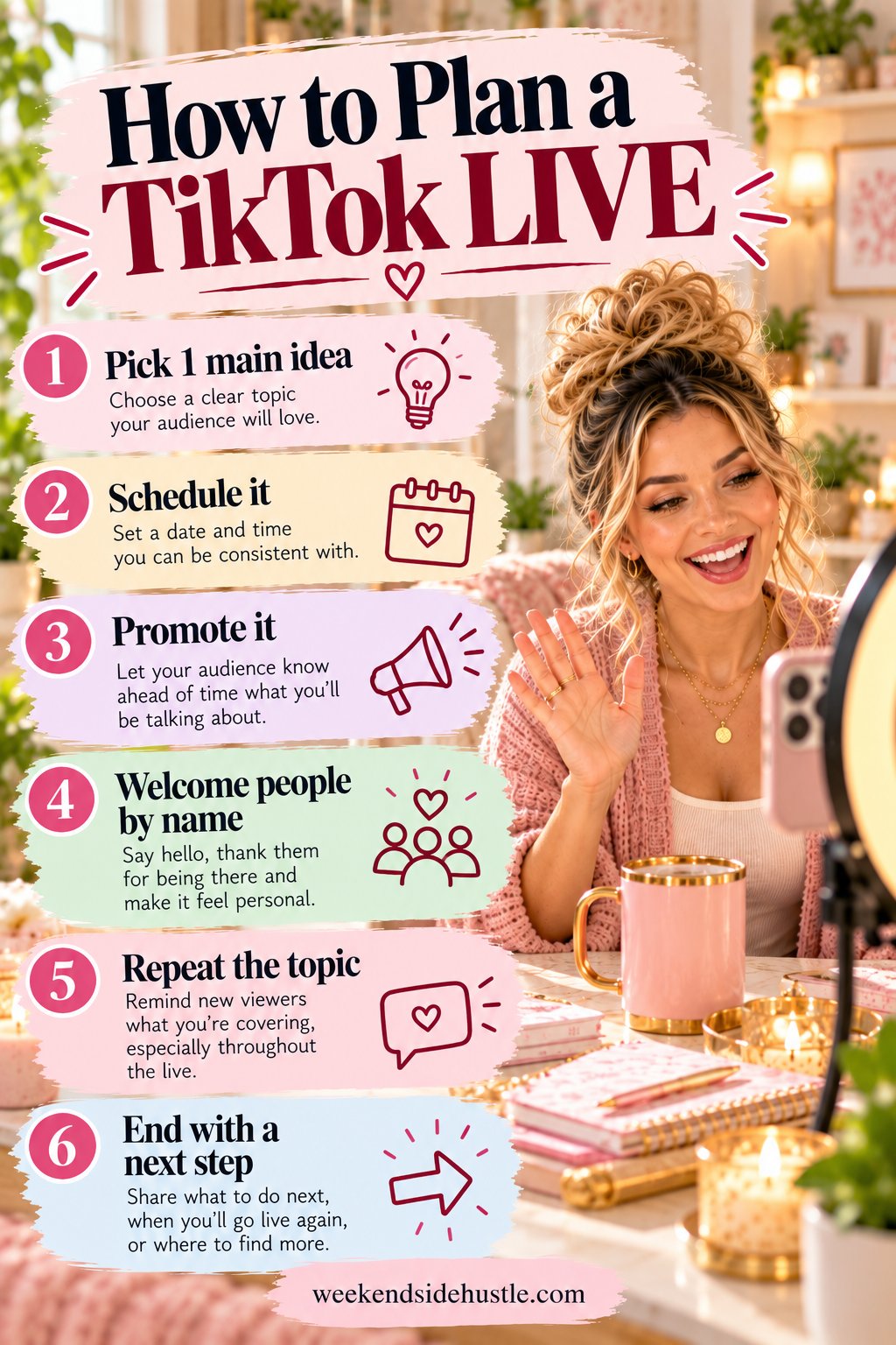 How to plan a TikTok LIVE checklist