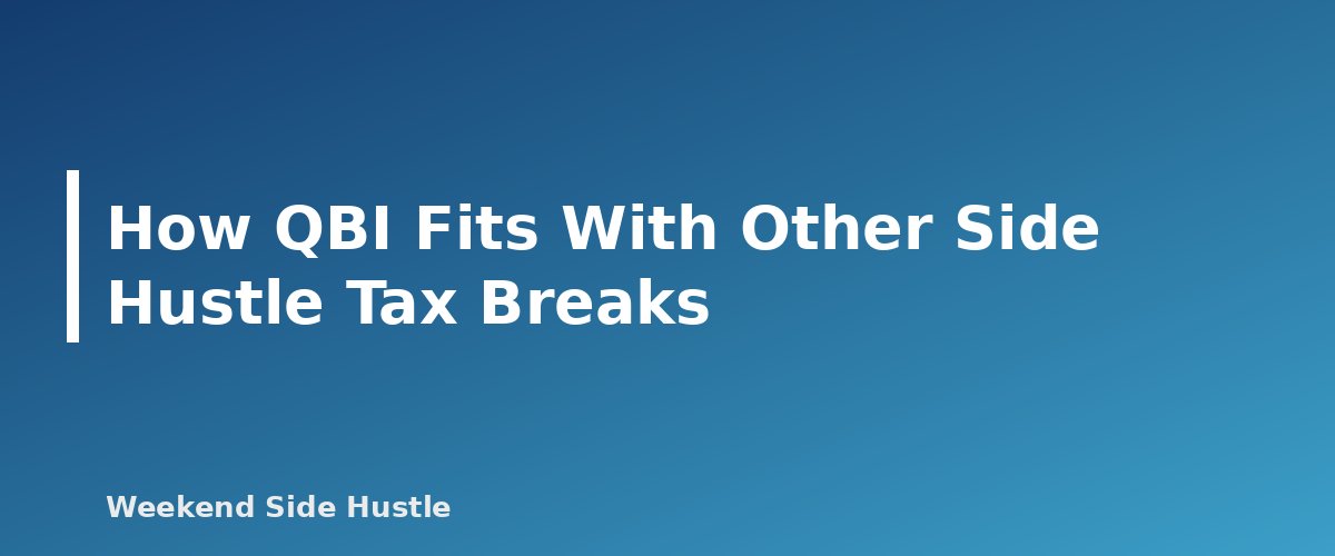 How QBI Fits With Other Side Hustle Tax Breaks - section banner for The QBI Deduction for Side Hustles