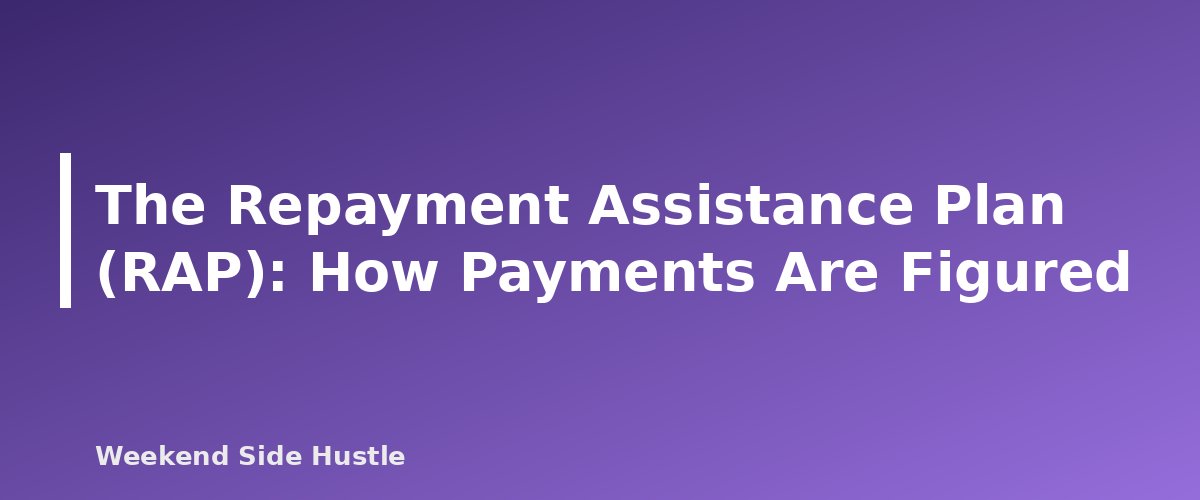 The Repayment Assistance Plan (RAP): How Payments Are Figured - section banner for Side Hustle Income and Student Loans