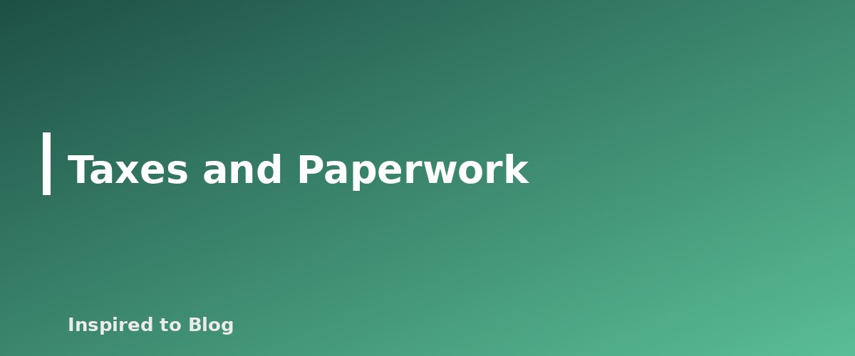 Taxes and Paperwork - illustration for UGC Rates and Contracts: What to Put in Writing Before You Film