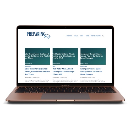 Urban Prepping & Survival Website β Established Site